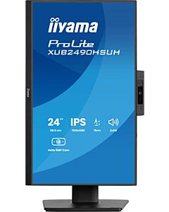 iiyama 24’’ IPS monitor with a built-in Windows Hello camera and microphone