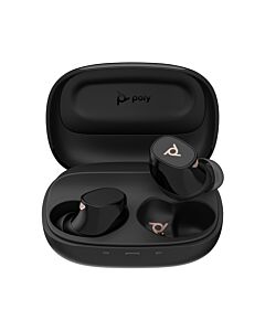 Poly Voyager Free 20 Black Earbuds +Basic Charge Case Customer Special 1