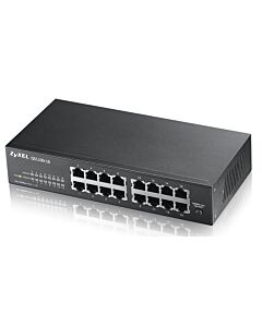 Zyxel GS1100-16 Unmanaged Gigabit Ethernet (10/100/1000) GS1100-16-GB0103F