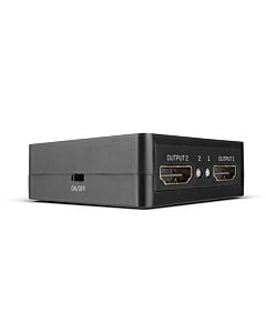 Lindy 2 Port HDMI 18G Splitter, Compact 38358