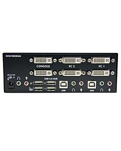 StarTech.com 2 Port Dual DVI USB KVM Switch with Audio & USB 2.0 Hub SV231DD2DUA