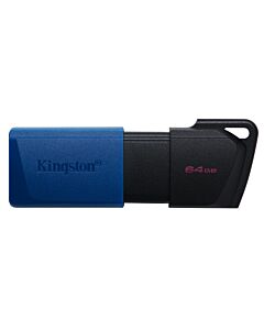 Kingston Technology DataTraveler 64GB USB3.2 Gen 1 Exodia M (Black + Blue) - 2 Pieces DTXM/64GB-2P