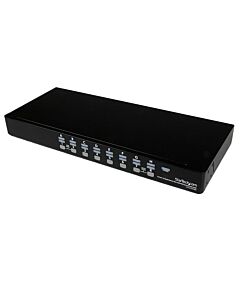 StarTech.com 16 Port 1U Rackmount USB KVM Switch with OSD SV1631DUSBU