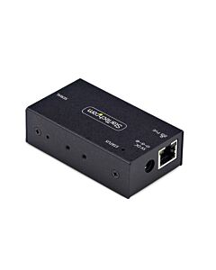 StarTech.com 1-Port Serial to Ethernet Adapter, 802.3af PoE IP Serial Device Server For Remote RS232 Devices, Wall/DIN Rail Mountable, RJ45 LAN to DB9 Serial Converter, TAA