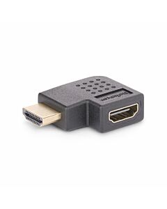 StarTech.com Right Angle HDMI 2.0 Adapter, Male to Female, Horizontal 90-Degree Angled HDMI Port Saver, 4K 60Hz, High Speed HDMI Connector Extension, M/F