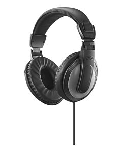 Hama ShellTV II Headphones Wired Head-band TV Black, Dark Grey
