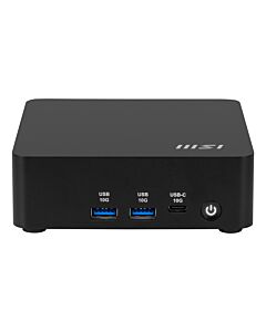 MSI Cubi NUC AI 1UMG Intel Core Ultra 7 155H, Barebone, NUC, SFF, Mini Computer, HTPC, (NO RAM, NO Storage, NO OS), Intel Graphics/DDR5/Dual ThunderBolt 4/Dual HDMI/Dual LAN/WiFi 6E/BT 5.3/VESA