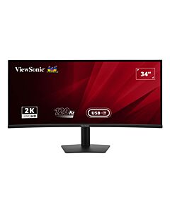 Viewsonic VA VA3420C computer monitor 86.4 cm (34") 3440 x 1440 pixels UltraWide Quad HD LED Black VA3420C