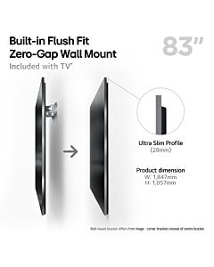 LG OLED83G54LW.AEK TV 2.11 m (83") 4K Ultra HD Smart TV Wi-Fi Metallic