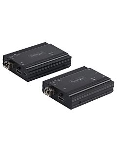StarTech.com 4K HDMI KVM Extender over Fiber - HDMI Video & USB Remote KVM Switch/Console Extender - up to 984ft/300m (MultiMode) - 2x 10G MMF SFP+ modules - KVM Extension Kit (TX/RX)
