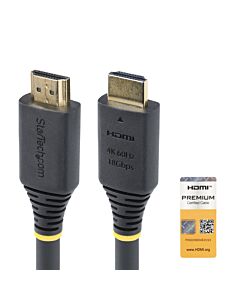 StarTech.com 10m (32.8ft) Active High Speed HDMI Cable, 4K 60Hz/1440p 144Hz, HDR10/HDCP 2.2/ARC, 18Gbps, UHD HDMI 2.0 Cord for TV/Monitor/Display, TPE Jacket