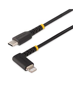 StarTech.com RUSB2CLTMM1MR mobile phone cable Black 1 m USB C Lightning