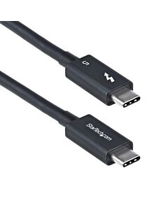 StarTech.com 2.6ft (80cm) Thunderbolt 5 Cable, 80Gbps/Up to 120Gbps, 240W PD, 8K 60Hz,  Thunderbolt Cable - Compatible w/Thunderbolt 4/USB4/USB-C TBLT5MM80CM240W