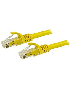StarTech.com 1.5m CAT6 Ethernet Cable - Yellow CAT 6 Gigabit Ethernet Wire -250MHz 100W PoE RJ45 UTP Network/Patch Cord Snagless w/Strain Relief Individually Tested N6PATC150CMYL