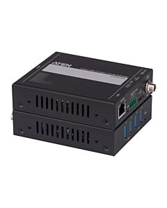 ATEN UCE33100 network extender Network transmitter & receiver Black