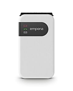 Emporia SIMPLICITYglam 7.11 cm (2.8") 106 g White Senior phone