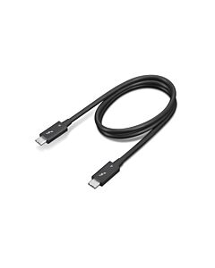 Lenovo 4X91K16968 Thunderbolt cable 0.7 m 40 Gbit/s Black 4X91K16968