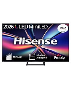 Hisense 55" E8QTUK MiniLED 144Hz Smart AI TV with Freely