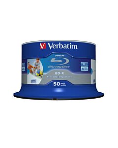 Verbatim 43812 blank Blu-Ray disc BD-R 25 GB 50 pc(s)