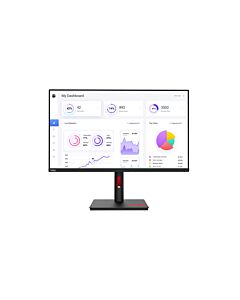 Lenovo ThinkVision T32p-30 LED display 80 cm (31.5") 3840 x 2160 pixels 4K Ultra HD Black