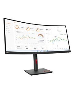 Lenovo ThinkVision T34w-30 computer monitor 86.4 cm (34") 3440 x 1440 pixels Wide Quad HD LED Black 23209