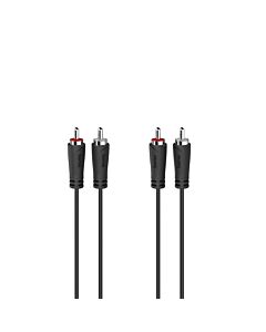 Hama 00205258 audio cable 3 m 2 x RCA Black 23320