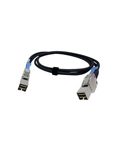 QNAP CAB-PCIE10M-8644-4X Serial Attached SCSI (SAS) cable 1 m Black