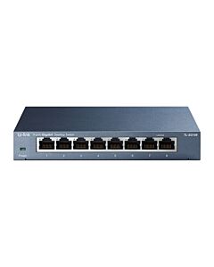 TP-Link TL-SG108 network switch Unmanaged L2 Gigabit Ethernet (10/100/1000) Black TL-SG108