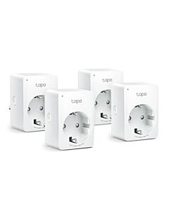 TP-Link Tapo P100 (4-pack) smart plug 2300 W White TAPO P100(4-PACK)