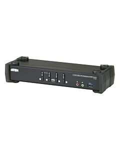 ATEN 4-Port USB 3.1 Gen 1 4K DisplayPort 1.2 KVMP™ Switch with Audio (KVM cables included) CS1924