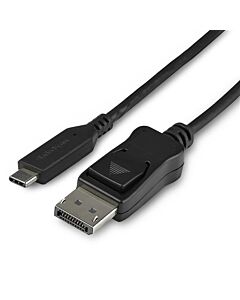 StarTech.com 3.3ft/1m USB C to DisplayPort 1.4 Cable - 8K/5K/4K USB Type-C to DP 1.4 Alt e Video Adapter Converter - HBR3/HDR/DSC - 8K 60Hz DP Monitor Cable - USB-C/Thunderbolt 3 CDP2DP141MB