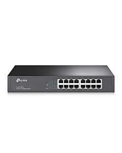 TP-Link TL-SF1016DS network switch Unmanaged Fast Ethernet (10/100) 1U Black TL-SF1016DS