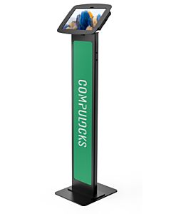 Compulocks Galaxy Tab A8 10.5" Space Enclosure Brandable Floor Stand Black