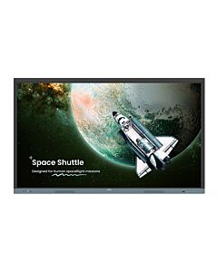 BenQ RE7504 Interactive flat panel 190.5 cm (75") 450 cd/m² 4K Ultra HD Black, Grey Touchscreen Built-in processor Android 9H.F9FTK.DE4