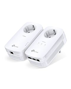 TP-Link TL-PA8033P KIT PowerLine network adapter 1300 Mbit/s Ethernet LAN White 2 pc(s) TL-PA8033P KIT