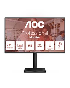 AOC E4 Q27E4U computer monitor 68.6 cm (27") 2560 x 1440 pixels Quad HD LED Black Q27E4U