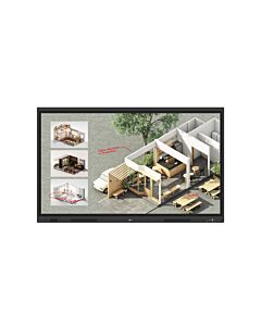 LG CreateBoard Standard interactive whiteboard 139.7 cm (55") 3840 x 2160 pixels Touchscreen Black