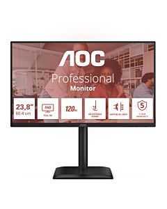 AOC E4 24E4CV computer monitor 60.5 cm (23.8") 1920 x 1080 pixels Full HD LED Black