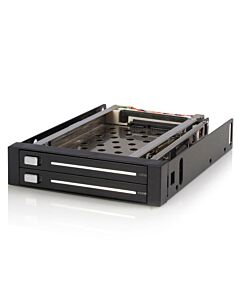 StarTech.com 2 Drive 2.5in Trayless Hot Swap SATA Mobile Rack Backplane HSB220SAT25B