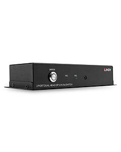 Lindy 2 Port Dual Head DisplayPort 1.2 KVM Switch