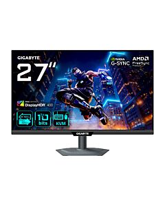 GIGABYTE M27UP 27” 4K UHD Gaming Monitor - Dual e (4K 160Hz or FHD 320Hz), 3840 x 2160, 1ms, 350 cd/m², FreeSync Premium, DisplayHDR400, HDMI 2.1, Displayport 1.4 M27UP-EK