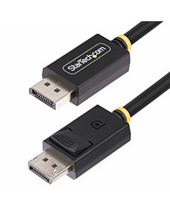 StarTech.com 1m DisplayPort 2.1 Cable, VESA Certified DP80 DisplayPort Cable w/UHBR20/HDR/DSC 1.2a/HDCP 2.2, 16K/8K 60Hz, 4K 240Hz, 80Gbps, DP 2.1 Cable, UHD Monitor Cord, M/M