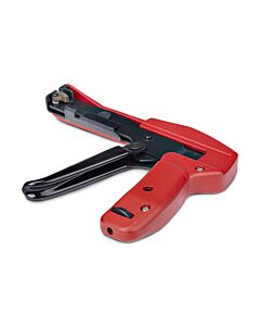 StarTech.com Nylon Cable Tie Gun, Zip Tie Cable Installation and Cutter Tool, Zip Tie Tensioning/Tightener, Works with Nylon Zip Ties 2.4mm to 4.8mm, TAA Compliant