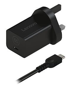 Lenovo 40AWGN65UK power adapter/inverter Indoor 65 W Black 40AWGN65UK