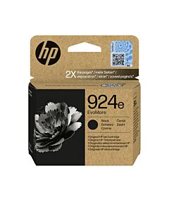 HP 924e EvoMore Black Original Ink Cartridge 4K0V0NE#SE1