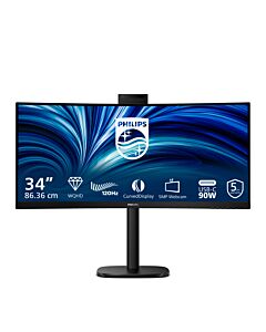 Philips 3000 series 34B2U3600CH/00 computer monitor 86.4 cm (34") 3440 x 1440 pixels Wide Quad HD LCD Black 34B2U3600CH/00
