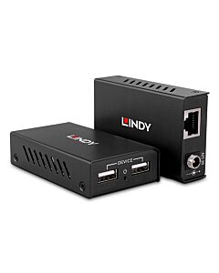 Lindy 100m 2 Port USB 2.0 Cat. 6 Extender 43408