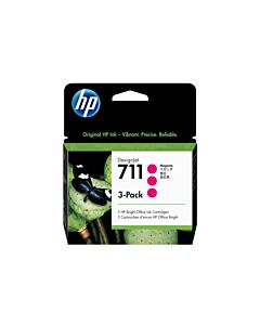 HP 711 3-pack 29-ml Magenta DesignJet Ink Cartridges