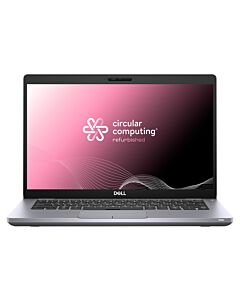 Circular Computing BSI certified Dell Latitude 5410 Refurbished Laptop, Intel Core i5 10th Gen, 16GB, 256GB SSD, 14” HD, Windows 11 Pro. The highest quality refurbished laptops in the world.