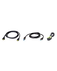 ATEN 2L-7D02UHX3 KVM cable Black 1.8 m 2L-7D02UHX3